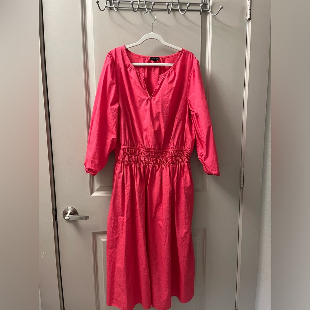 Talbots pink dress